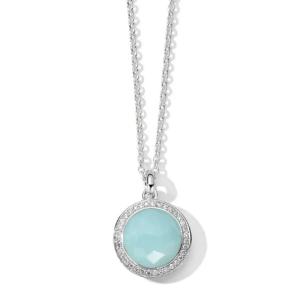 IPPOLITA Mini Pendant Necklace 925 Silver With Diamonds - Picture 2 of 6